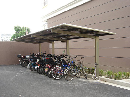 膜结构自行车棚